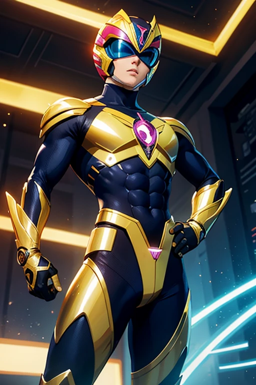 futurist, power ranger, doradas