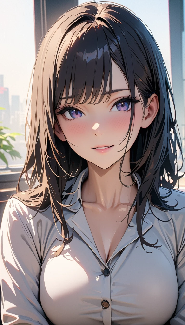 masterpiece , modern, Verism, masterpiece, super detail, best quality, 4K ,((Adult face)), woman,Wearing a white coat,Mature woman

