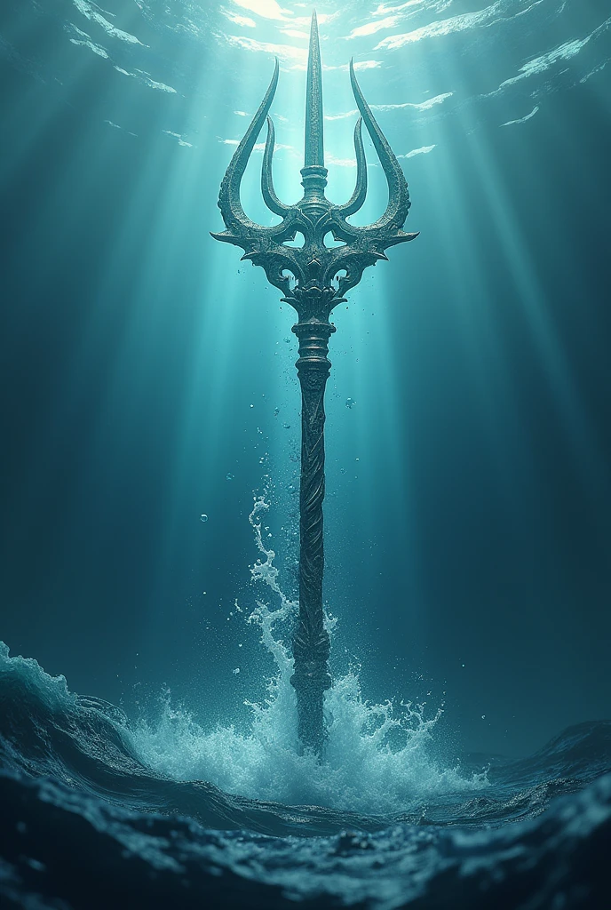 Trident in the sea