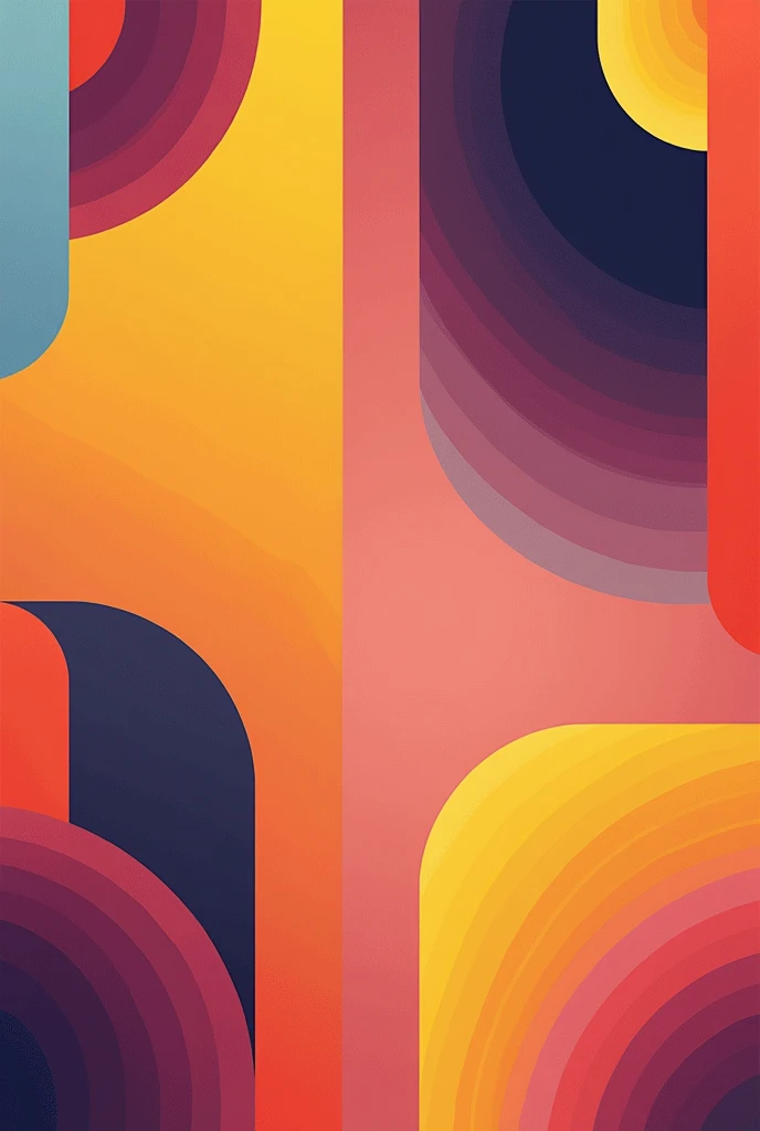 asymmetric banners with rhythm as a design principle