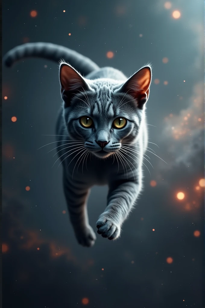 Brave Space Gray Cat