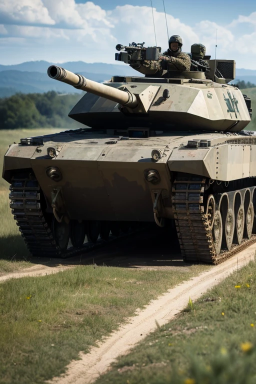 Monster military tank.