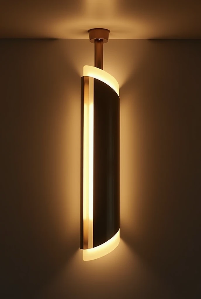 Create a Streamline style ceiling light fixture that resembles a cocktail shaker for a bar