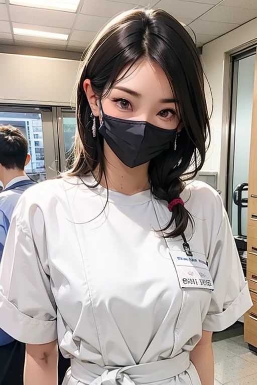 Hospital nurse,mask,
