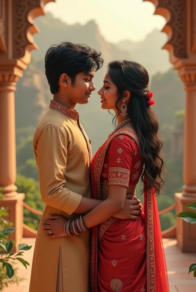 Indian teen ager couple
