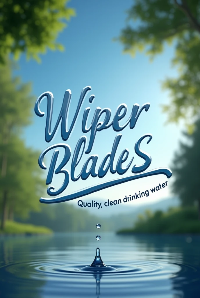 Beautiful shop sign called PK Wiper Blades & Quality, clean drinking water