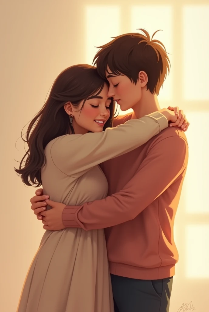 a hug 
