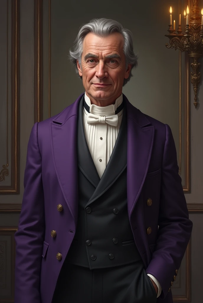 Purple Witch's Brother、Butler、A gentle face