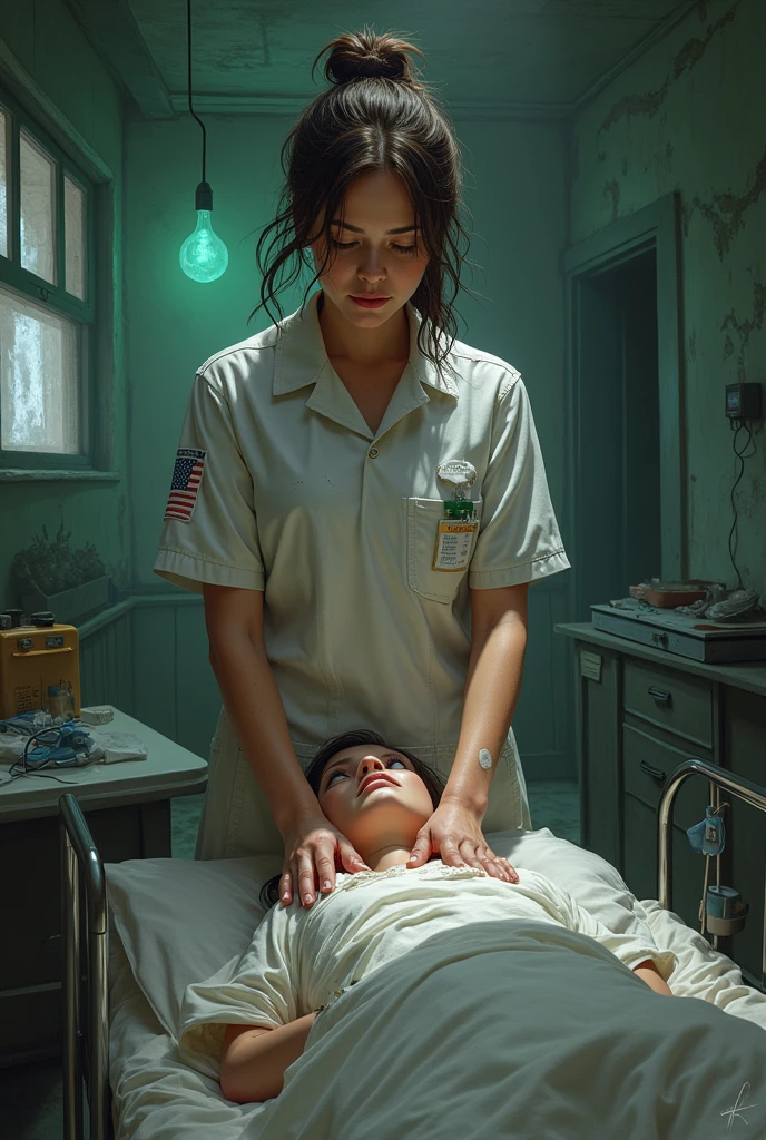 A nurse in an apocalypse