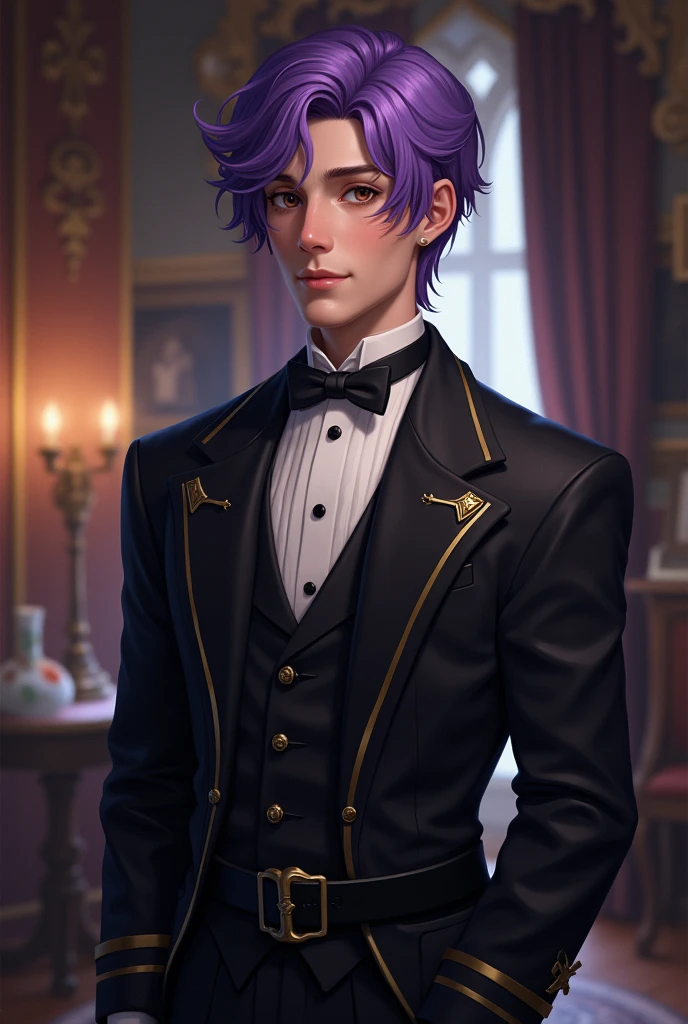 Purple Witch&#39;s Brother、Butler、A gentle face、adult