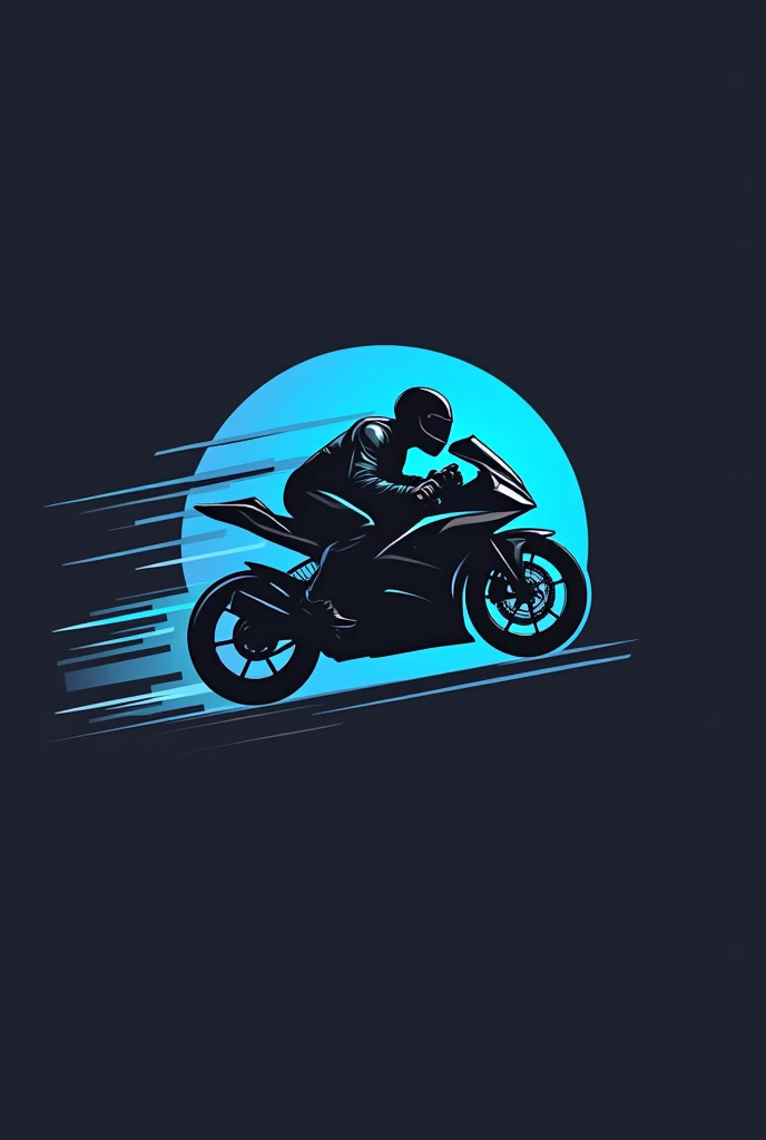 Create a logo for a home security company with a simple motorcycle 