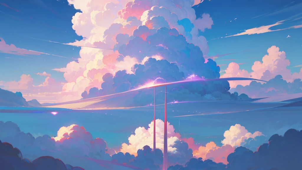 Different world Fantasy null null中 beautiful cloud cloudの上 Fantasy Background image