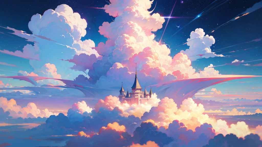Different world Fantasy null null中 beautiful cloud cloudの上 Fantasy Background image Different worldFantasy cloudの中 magic magic陣