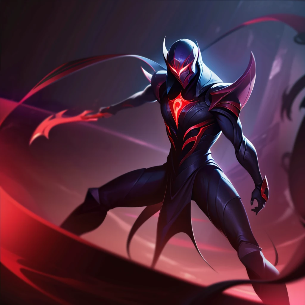 zed league of legends , stand up mad after a fight 