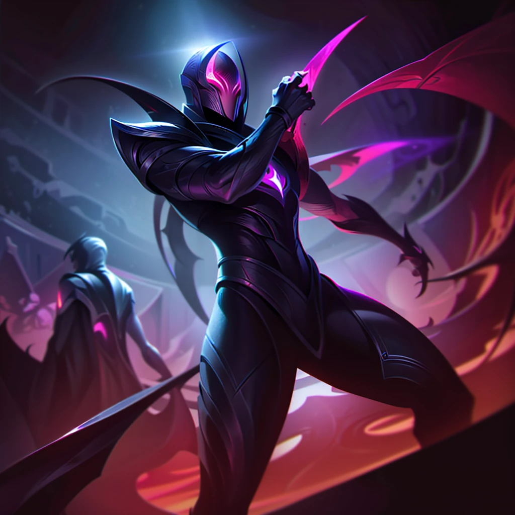 zed league of legends , stand up mad after a fight