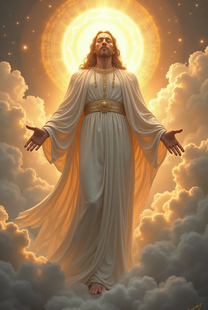 Make an easy drawing of God