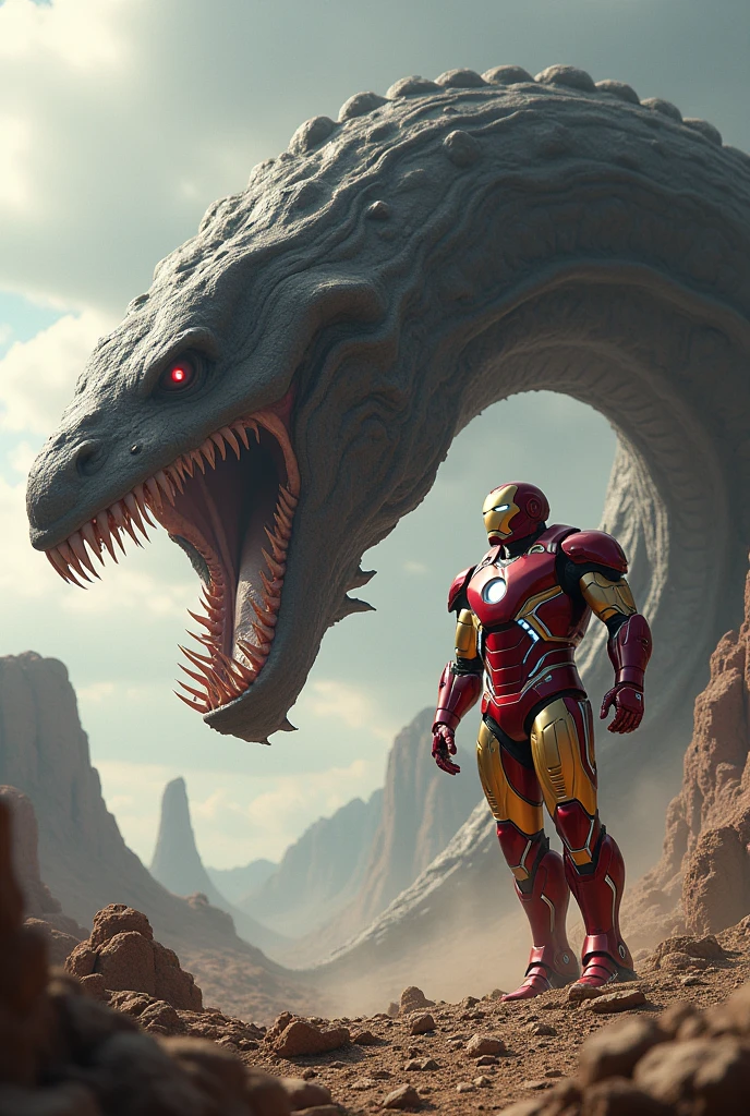 Iron Man with Worm