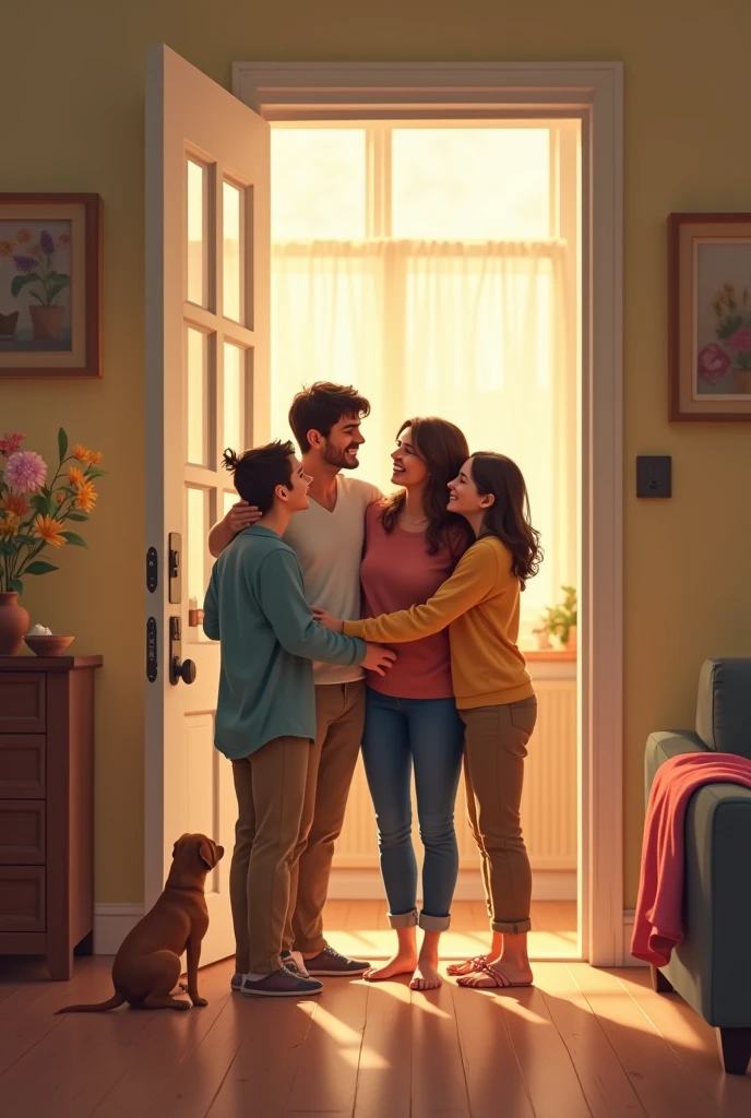They got a house, but where&#39;s the dog?? And because he gained a family?