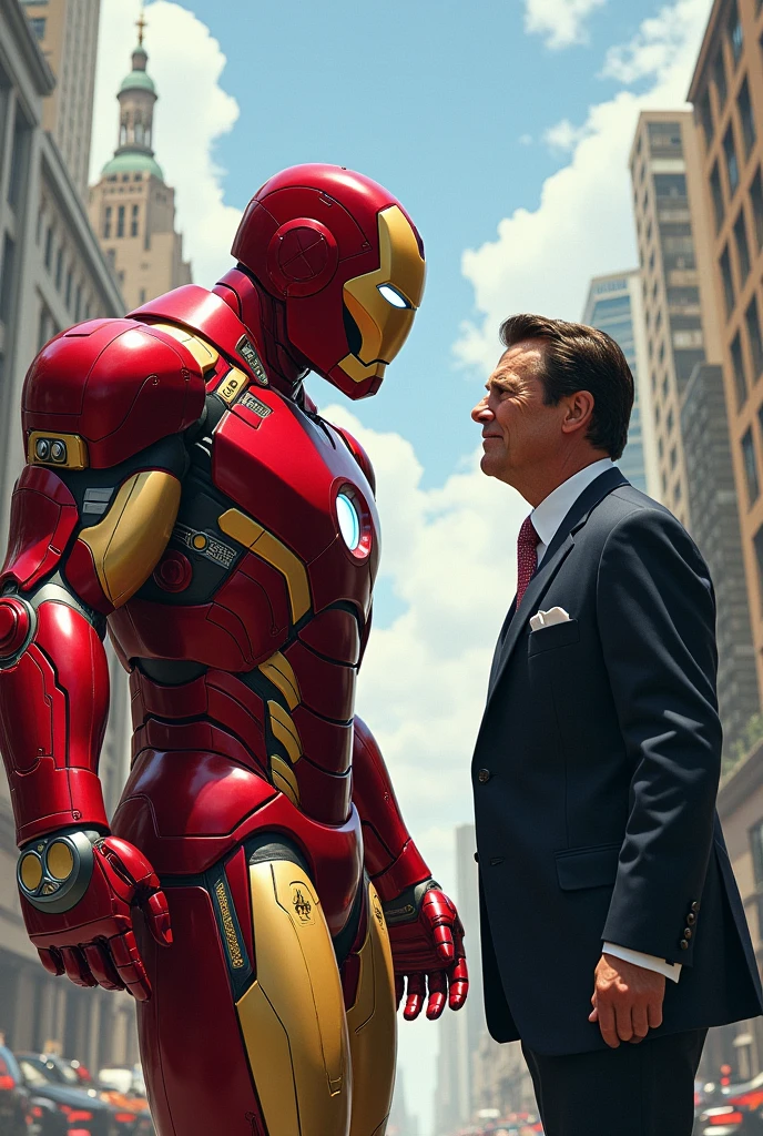Iron Man beating Bolsonaro