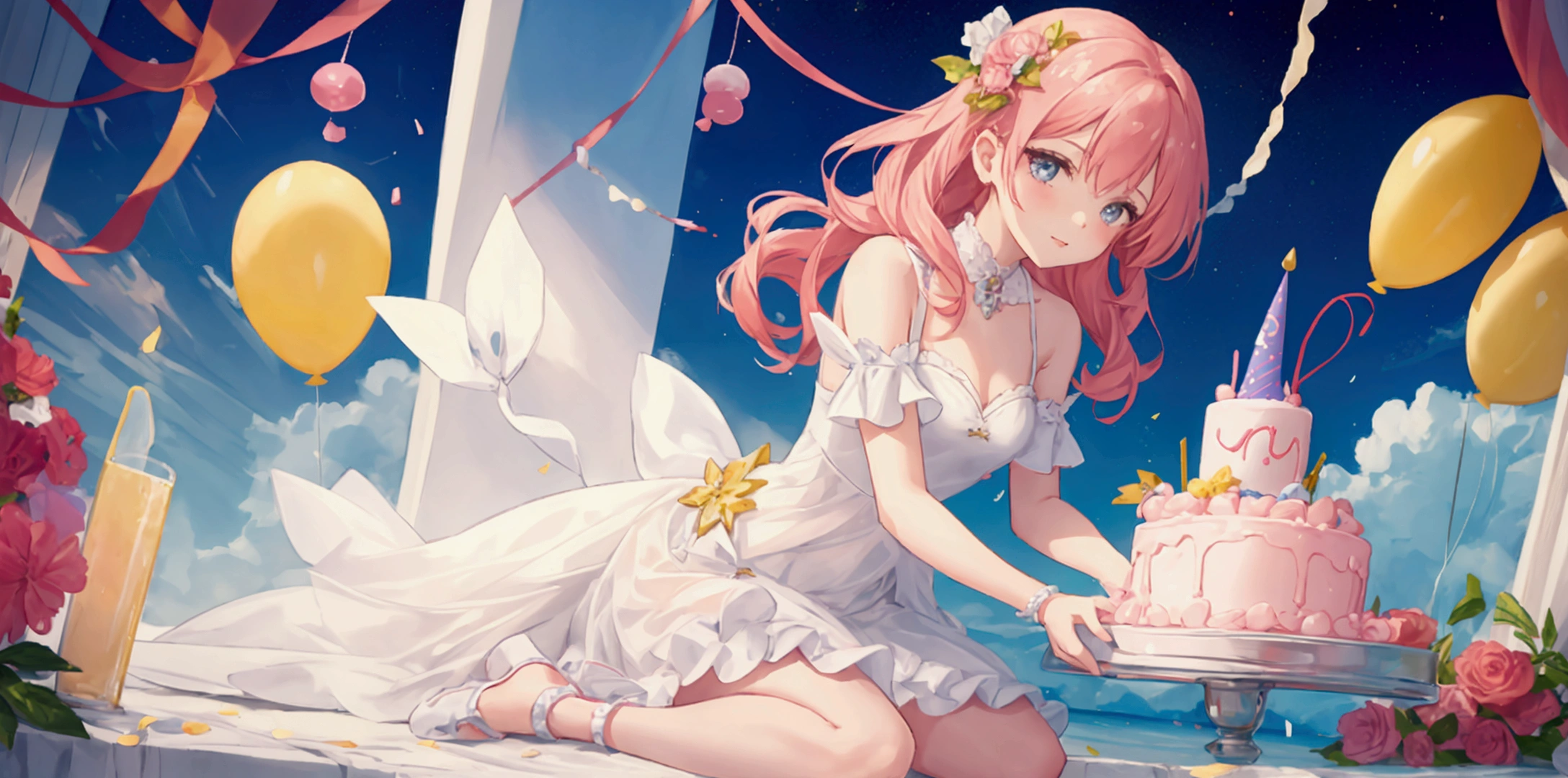 girl　1 person　birthday