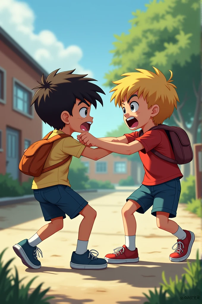 A hitting another child