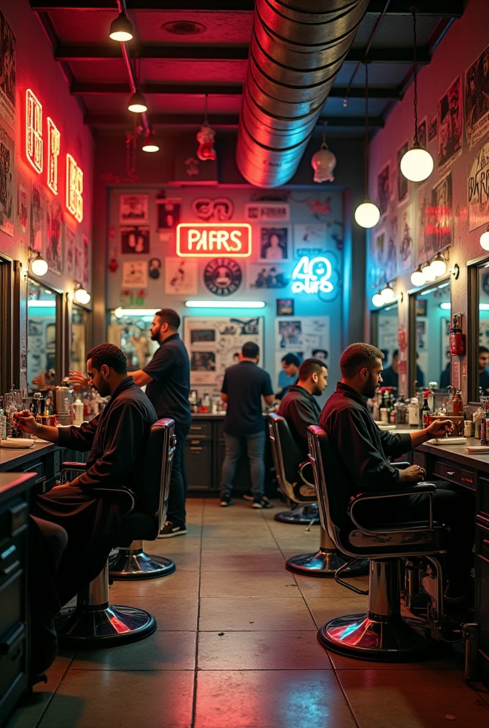 Hiphop style barbershop