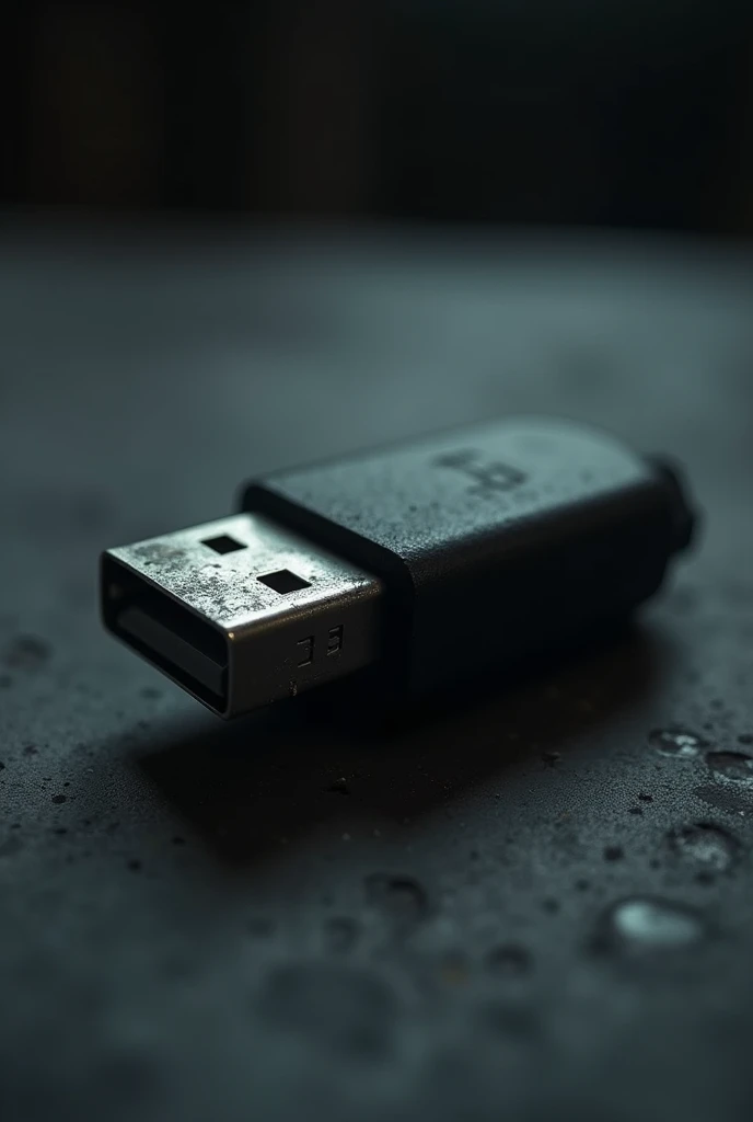 ＪA black USB memory stick containing the detective&#39;s memories,