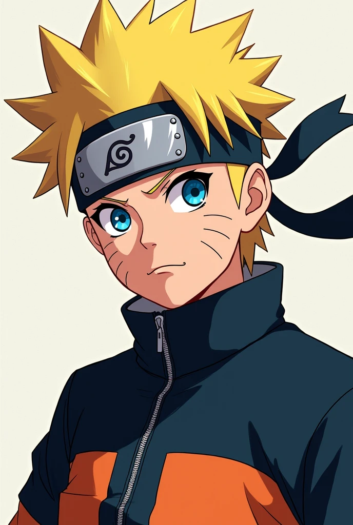 Naruto with low fade haircut