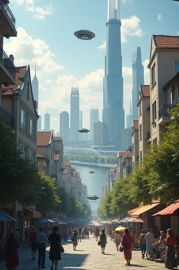 La ciudad de Brăila Romania en un futuro