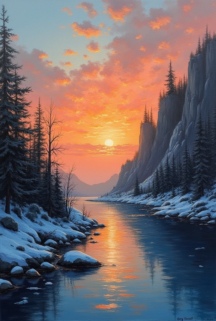 A heavy texture oil painting, Thick brushwork, dry brush,Expose the bottom layer, breathtaking composition, Beautiful sunset, Warm and beautiful scene, Mood lighting, Dramatic shadows, Soft earthy colors, Vibrant colors, Very detailed, masterpiece, Use a light pink color palette, Soft blue, Dark gray blue, bright blue, Blue emotions, Ensure design elements are balanced and harmonious. Greg Gossell: Combining collage and mixed media with influences from street art,Create vibrant works.