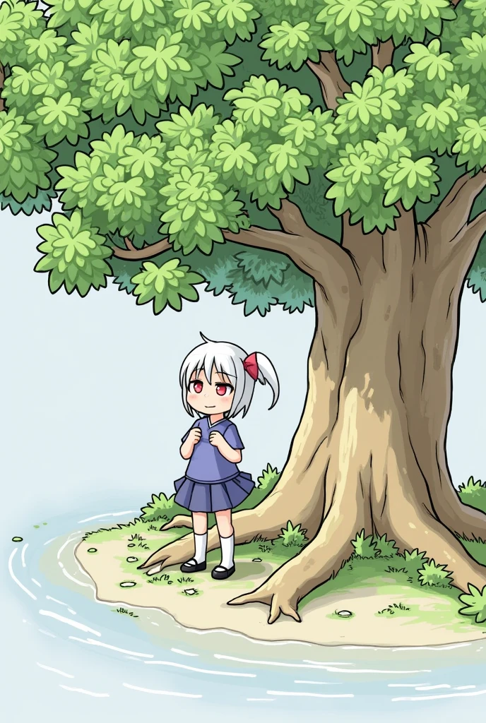 1 Girl,Tree