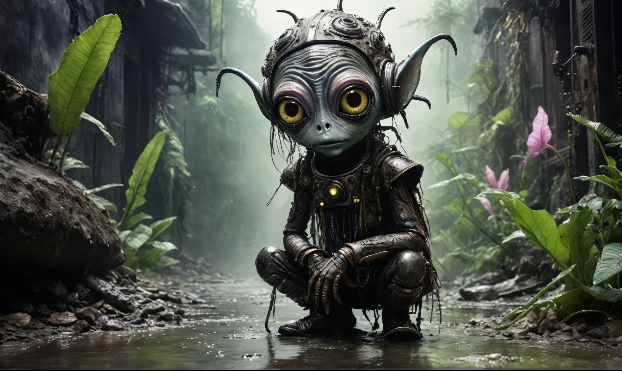 full-body-shot,fairy, Cinematic,Muted colors, Technicolor,natural skin textures,Quentin Blake Style Photography,full body shot,beggar deep niobium paladium The Alien Entity,native italian babychild, wants eat,survival in criminal city of future, Technicolor,natural skin textures, hyper realism, hyper detailed,Extremely detailed,High contrast,Masterpiece,Realistic,Ultra Detailed, intricate details,realistic humid leather,extremly intricate,Epic Realistic, cinematic style,irina yermolova,high contrast,hdr,extremely detailed, deep night landscape photo,masterpiece,intricate details,faded,eyes extremely detailed, high detailed eyes,8k resolution,RAW,retina, Nikon Z9,China,orc, Guangxi Zhuang ,tkt style, perfect, Elf,kiwi,transition between two art styles, Ink painting to photorealism, Double contact, X-ray, Creative, vivid light, masterpiece, fantasy, Abstract, Surrealism, super detailed, high resolution, stop:35;(((creature with a spectral and ghostly appearance)). Her skin is pale, almost translucen,full body,bailong plant Caribbean sparas made of dead charcoal ,charcoal Alien ,ominous winter landscape, intricate details,realistic humid skin,extremely intricate,Epic Realistic ,home drama, thriller, cinematic style,Nicola Samori,Wangechi Quality, messy hair,pretty face,extremely detailed,masterpiece,intricate details,faded,eyes extremely detailed,high detailed eyes,16k resolution,RAW, Nikon Z9,transition between two art styles, Ink painting to photorealism, Double contact, X-ray,natural skin textures, hyper realism, hyper detailed,Extremely detailed,High contrast,Masterpiece,Realistic,Ultra Detailed, intricate details,realistic humid leather,extremly intricate,Epic Realistic, cinematic style,irina yermolova,high contrast,hdr,extremely detailed,badonkadonk,starfish's leather ,A Modern flat toon Crazy whit a Big ONE a Only Eye Robot USSR , and helmet Style, tongs in hands, Tv head, pinhead, camouflage Yellow White Pink Rusty, Ambient in a meteorite crater super detailed,