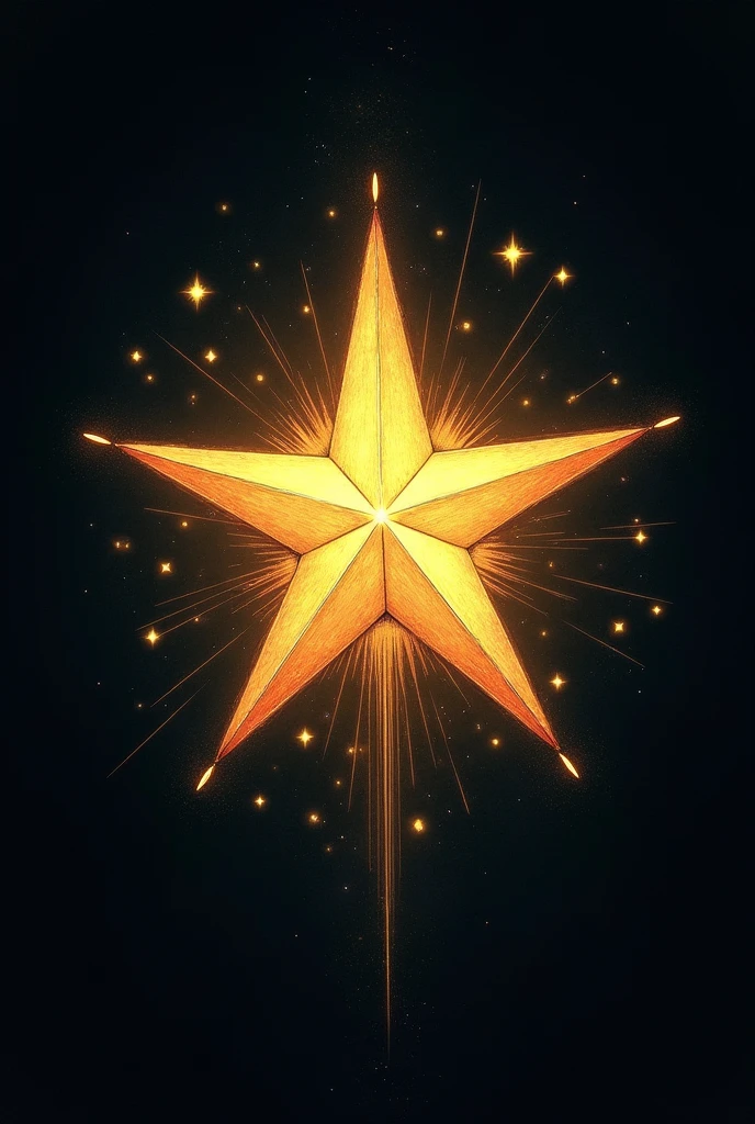 drawing of a star