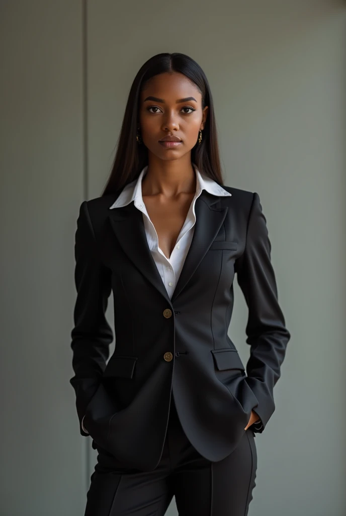 Nigerian lady in suit