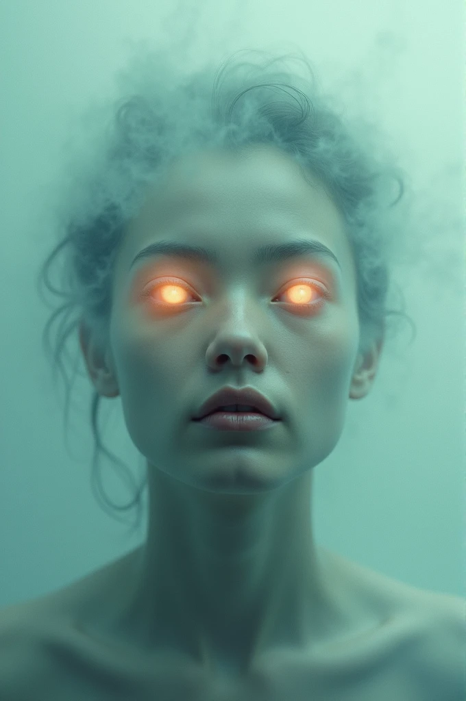 Vision of a person with cataract pathology