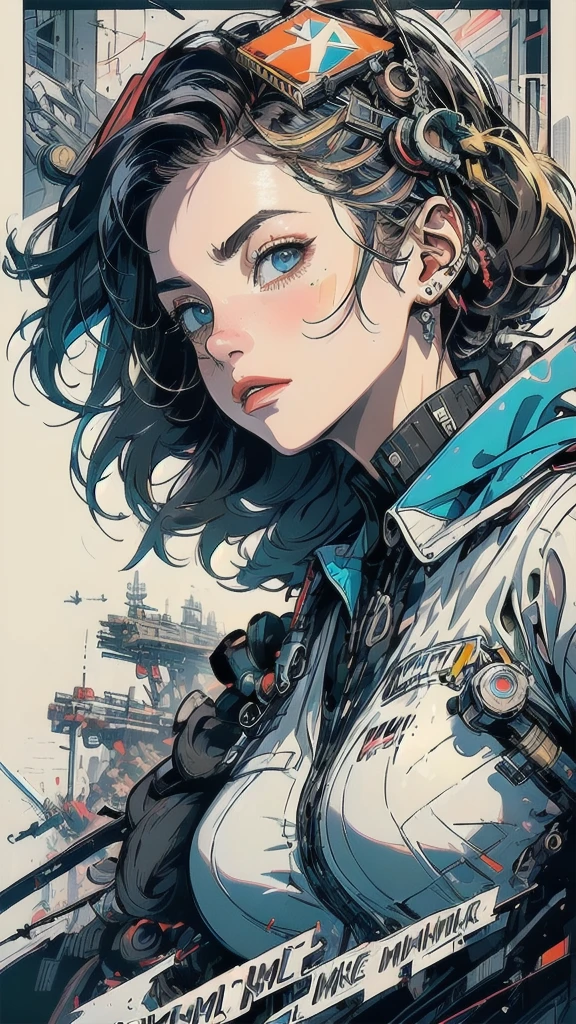 (((masterpiece, highest quality))),(((solo:1.2))),(((1girl:1.2))),32k wallpaper, very detailed, poster, vintage science fiction,(((((geometric cinematic movie poster))))), (bauhaus), shape,(((abstract))),(mid century modern),movie poster,(((((portfolio))))),(((((Close-up))))),(((((bust up))))),((((more various angle)))),(((highlight))),((((heterochromia)))),(((complete. detailed face))),(((Extremely talented))),(((((most complecated machine))))),(((((unlimited mechanic Workaholic))))),(((Absolutely detailed Mighty machines background))),((((phenomenal dynamic poses))))