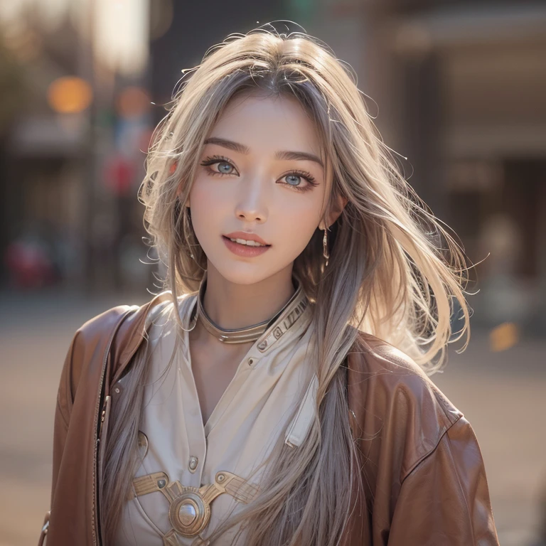 Riding a Harley Motorcycle、Running in the desert、Hair Flow、 ((Highest quality、masterpiece、8k、Best image quality、Ultra-high resolution、Award-winning works)、(Close-up of a woman'face:1.35)、(裸faceのクローズアップ:1.3)、(Accurate anatomy:1.1)、(Look at me and smile:1.1)、Shining fair skin with Ultra-high resolution、最も詳細なface、Ultra-high resolution detailed face、Ultra-high resolutionの髪の毛、(Ultra-high resolutionの煌めく瞳:1.1)、細部まで描かれた美しいface、(Blurred Background:1.1)、
