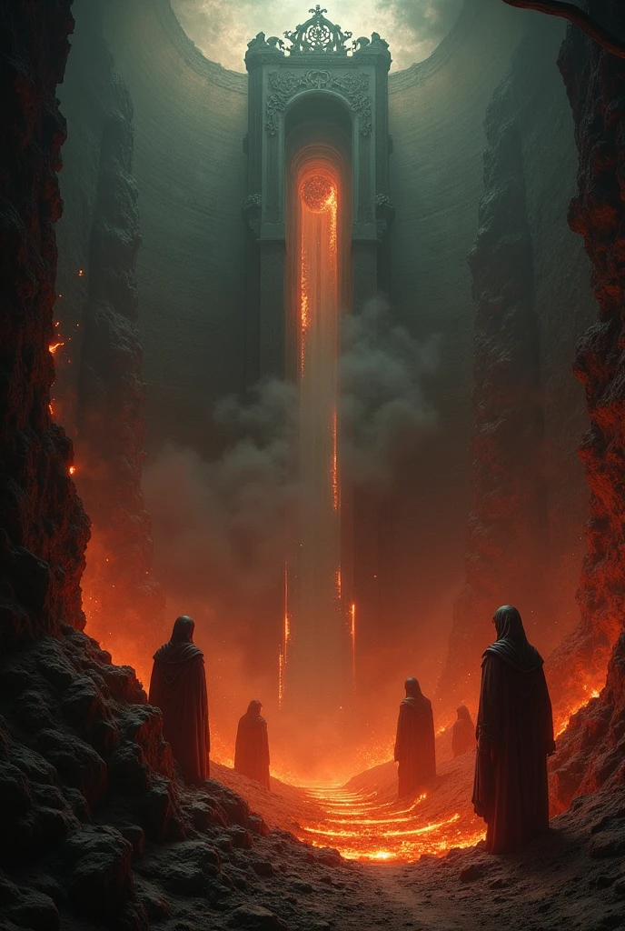Draw me the 6th circle of the Divine Comedy according to Dante Alighieri