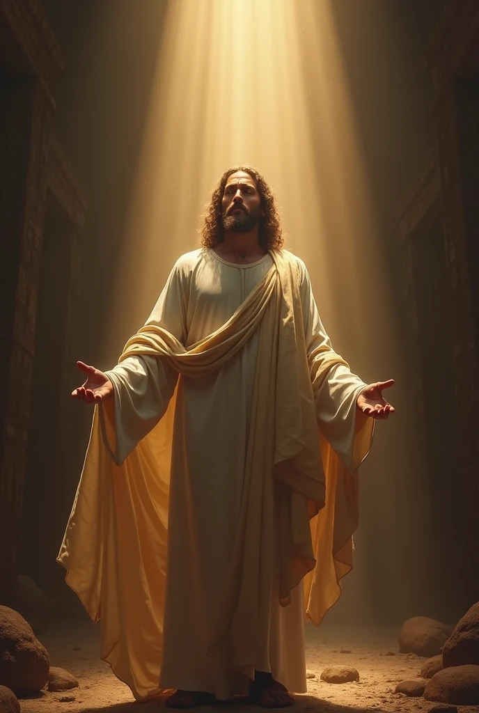 A photo of Jesus just resurrected