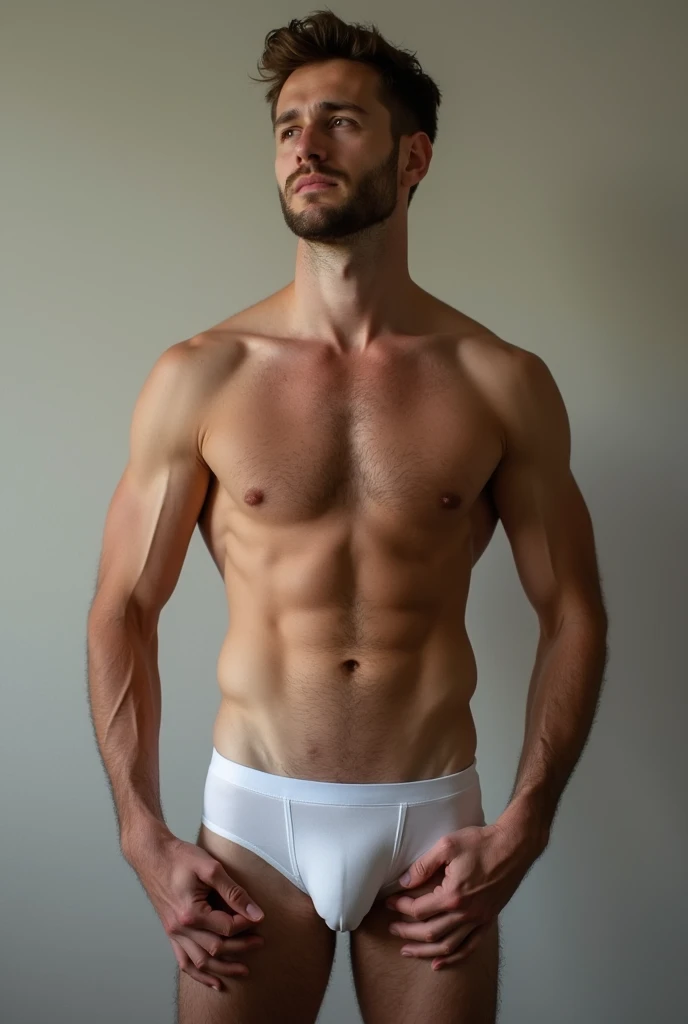 Man without pants or underwear