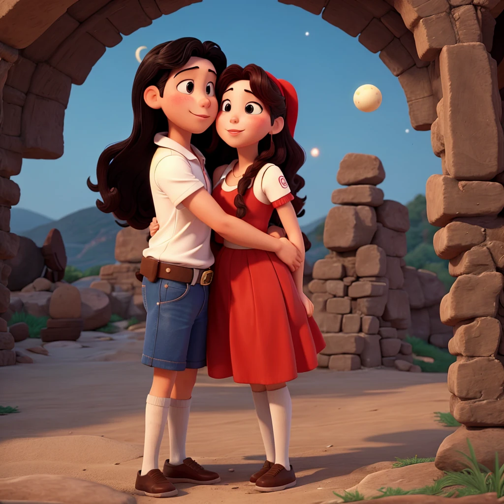 Pluto and kissing Wendy Guevara 