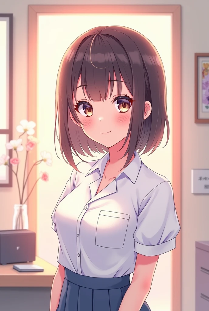 beautician　girl　clear　Anime-style illustrations