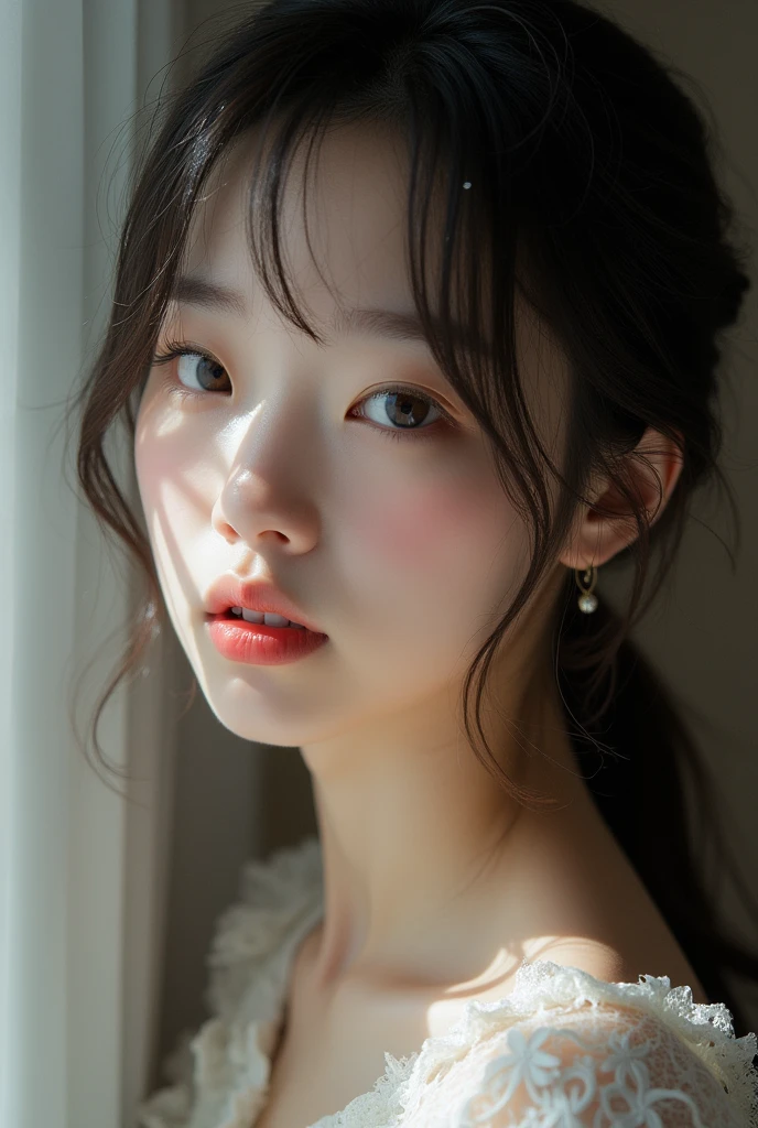 Highest quality, RAW Photos, NSFW, face, Incredibly beautiful girl, cute, Written boundary depth, High resolution, 超detailed, detailed, Very detaileded, extremely detaileded eye and face, Sharp pupils, Realistic students, Sharp focus, Cinema Lighting, Japanese, Short Woman, Physical build, Short arms, length, Narrow eyes, Fleeting atmosphere, ((thin唇)), masterpiece, Highest quality, detailedな肌, detailedなface, fine grain, 8k, Excellent anatomy, flat breasts, small breasts, small,( small bust: 1.2), small bust, (slim, small, flat, small), thin, Delicate and sexy collarbone, One Girl, (beautiful girl, Delicate girl:1.3), (15 years old:1.3),whole body,
break, Very beautiful eyes, (Symmetrical eyes:1.3),
break, small胸,
break, (目とfaceの細部まで:1.0),
break, (masterpiece, Highest quality, 超detailed, detailedなface, 8k),Nipples,clitoris,Bunny suit with holes,blush,in Vagina,snot,tears,Drooling,Nipplesにピアス,labia majora,side,Arms tied behind back,Anal plug,Bondage,clitorisにピアス,Nipplesにピアス,side,sideを見せる,