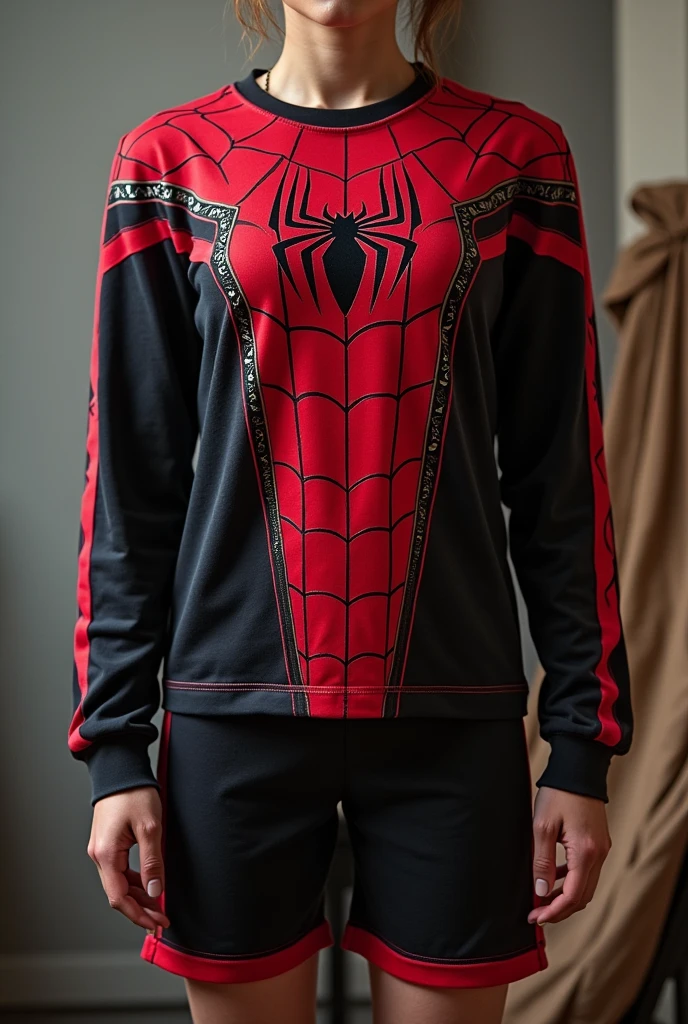 Miles Morales Spiderman Themed Sleepwear Pajamas 