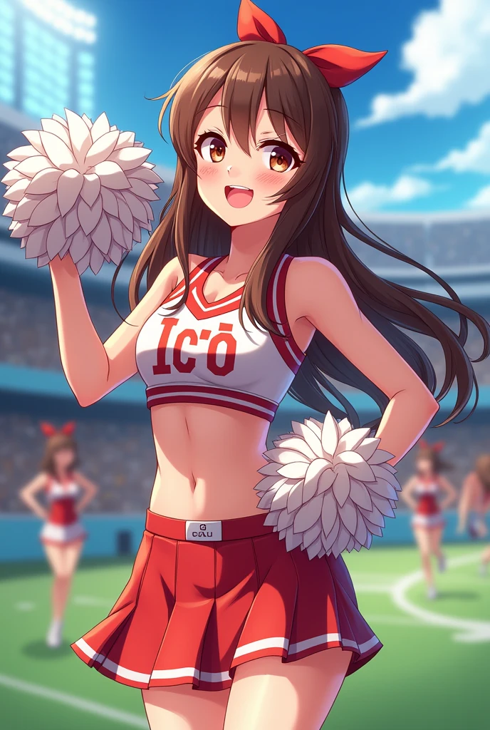 Cheerleader　girl　Lori　Anime-style illustrations