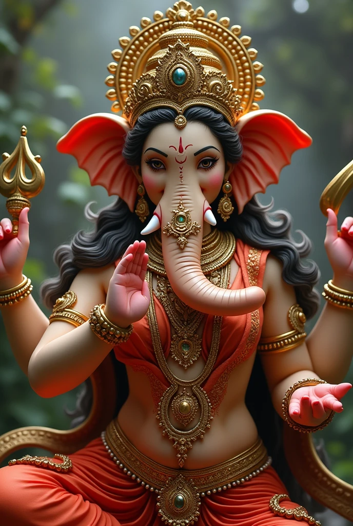 Hindu goddesh durga having sex with ganesh