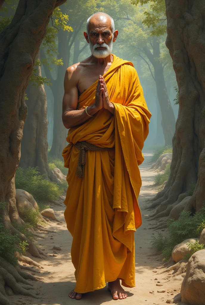  A lesser-known disciple's journey:
Choose a disciple like Punna or Patacara. Describe their life before meeting Buddha, their initial skepticism, and the gradual transformation of their understanding. Include challenges they face and how Buddha's teachings help them overcome these obstacles.