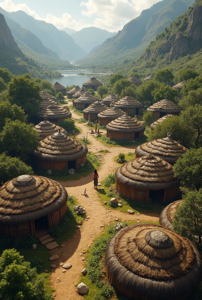 Would you make a city organized only of Mapuche houses? 