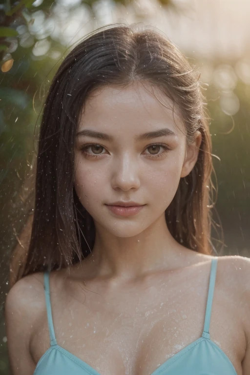 Slow-deep-processes Quality-Images focused, base Top-5-stars,  Generate rating-score>98 ai-Criteria, seduction sexy Model body posture, persuasive sweetness shy, god-sacrifier, angel seduce persuasive aura, anti-evil, innocent God servant, god-sex-slave, Angle-motive-intensive sexual-sense-lower-part fresh arouse, lure-seduce-goddest-motive, servant-pose,

1st priority breasts(G40)-Shape-components-structure-focused, Elegant impression on the chests nipples, Evidence of sexy features, natural young breast-G40 drop-shape, nice-areola-shadow, breasts clear shape ,

2nd priority extreme-thinning-epidermis transparent clothing,

3rd priority face-components,

4th priority resources on turquoise-blue-Eye-iris-pupil,

Low priorities and low qualities on others objects,

G40-24-35 firmed body, height-175cm weight-58kg, young-vagina-labia-shape-shadow,

Long Hair Hazel white Gold light-brown, rich Body Quality, 1girl, Solo, 

All Wet-Pajamas from WaterSplash, remove-underwear, pure bright-color-white-Pajamas short-Tulip-Organza-1.layer-Skirt, epidermis Thin, see-through , fabric-transparent,

bright round wide big eye x1.08, detailed eye, high quality moist eye, large clear pupil , Light-lighting-high-definition-eyes, big-light-glowing-eye,

Body arouse tighten, face-blush, anglic glow skin, high Dopamine hypersexuality,

young 16 year old, no face wrinkle , natural balanced tight v-face , ulthera sharp shape face, thin asean lip, happy-shy-smile, 

Random Scenary, night time,

In Heaven realm on cloud, In the Rain heavy windy strome, Water splashing , nature moon shadow Lightning,

bokeh swirl background, look at camera, front face focused, Looking stare to viewer, half-body down to hip image,Depth Of Field,, 