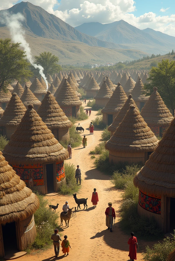 Would you make a city organized only of Mapuche houses where there are common people?